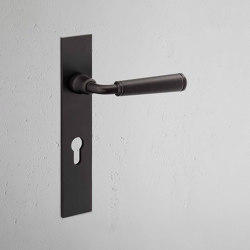 Digby Long Plate Sprung Door Handle | Hinged door fittings | Corston Architectural Detail