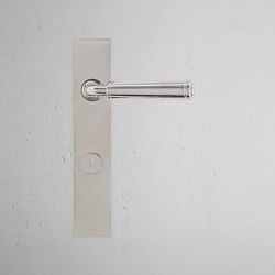 Digby Long Plate Sprung Door Handle & Euro Lock | Maniglie porta | Corston Architectural Detail