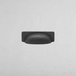 Elm Cup Handle 84mm | Furniture fittings | Corston Architectural Detail