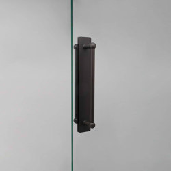 Harper Stoßgriff 2x mit Schild (320 mm) - Bronze | Hinged door fittings | Corston Architectural Detail