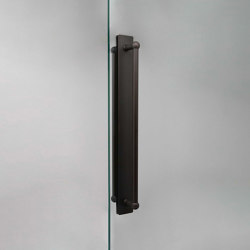 Harper Double Pull Handle with Plate 500mm | Maniglioni porta | Corston Architectural Detail