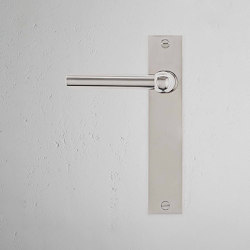 Harper Long Plate Fixed Door Handle | Manillas | Corston Architectural Detail