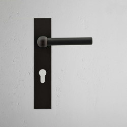 Harper Long Plate Sprung Door Handle | Maniglie porta | Corston Architectural Detail