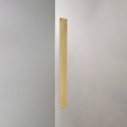 Harper Schild (580 mm) - Antikes Messing | Stossgriffe | Corston Architectural Detail