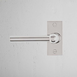 Manilla para puertas Harper con placa corta (fija) | Hinged door fittings | Corston Architectural Detail