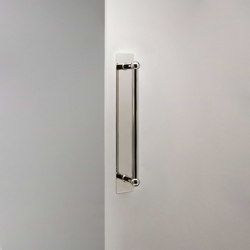 Harper Single Pull Handle with Plate 320mm | Maniglioni porta | Corston Architectural Detail