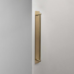 Harper Single Pull Handle with Plate 500mm | Pull handles | Corston Architectural Detail