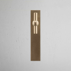 Harper T-Bar Long Plate Fixed Door Handle | Knob handles | Corston Architectural Detail