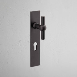 Harper T-Bar Long Plate Sprung Door Handle | Pomoli porta | Corston Architectural Detail