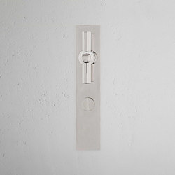 Harper T-Bar Long Plate Sprung Door Handle & Euro Lock | Knob handles | Corston Architectural Detail