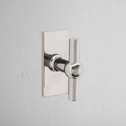 Harper T-Bar Short Plate Sprung Door Handle | Pomoli porta | Corston Architectural Detail