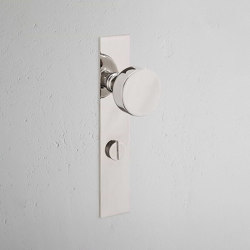 Onslow Long Plate Sprung Door Knob & Euro Lock | Pomoli porta | Corston Architectural Detail