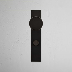 Onslow Long Plate Sprung Door Knob & Euro Lock | Pomos | Corston Architectural Detail