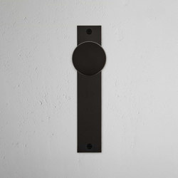 Onslow Pomello per porta con Molla e Nottolino su Placca Lunga | Hinged door fittings | Corston Architectural Detail