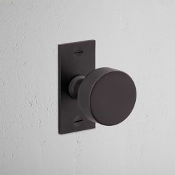 Onslow Short Plate Sprung Door Knob | Türknöpfe | Corston Architectural Detail