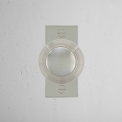 Poplar Short Plate Sprung Door Knob | Pomoli porta | Corston Architectural Detail