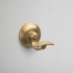 Portland Haken - Antikes Messing | Hooks | Corston Architectural Detail