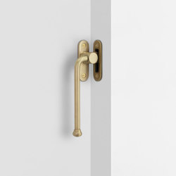 Southbank Casement Window Handle With Plate Left | Window fittings | Corston Architectural Detail