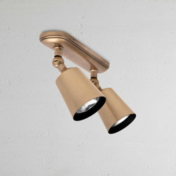 Baylis Faretto Doppio da 50mm | Lampade plafoniere | Corston Architectural Detail