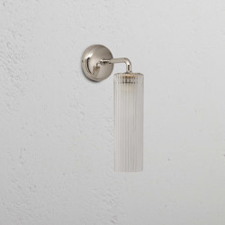 Claremont Small Wall Light Fluted Glass | Lámparas de pared | Corston Architectural Detail