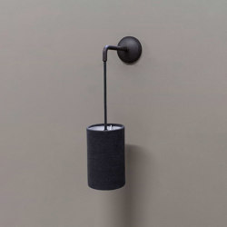 Aplique de pared colgante Primrose pequeño gris Basalto | Wall lights | Corston Architectural Detail