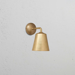 Aplique de pared Richmond pequeño con vidrio acanalado | Wall lights | Corston Architectural Detail