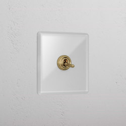 1G Two Way Toggle Switch | Interrupteurs à levier | Corston Architectural Detail