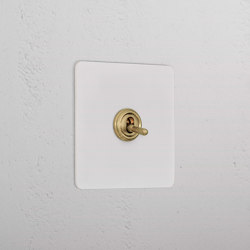 1G Two Way Toggle Switch - Paintable | Interrupteurs à levier | Corston Architectural Detail