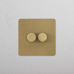 2G Two Way Dimmer Switch | Drehdimmer | Corston Architectural Detail