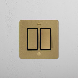 2G Two Way Rocker Switch | Switches | Corston Architectural Detail