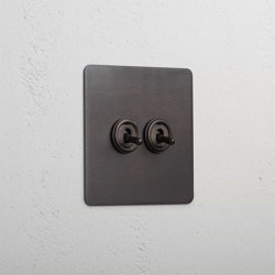 2G Two Way Toggle Switch | Interruptores a palanca | Corston Architectural Detail