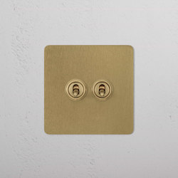 2G Two Way Toggle Switch | Kippschalter | Corston Architectural Detail