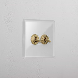 2G Two Way Toggle Switch | Switches | Corston Architectural Detail