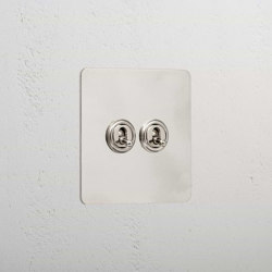 2G Two Way Toggle Switch | Kippschalter | Corston Architectural Detail