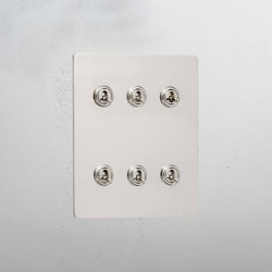 6G Two Way Toggle Switch | Interruttori leva | Corston Architectural Detail