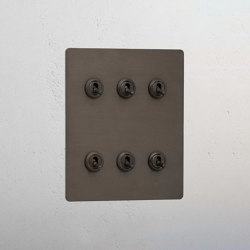 6G Two Way Toggle Switch | Interrupteurs à levier | Corston Architectural Detail