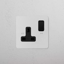 Single Socket UK - Paintable | Prises norme britannique | Corston Architectural Detail