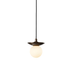 Orbit | Pendant - Ridged Bronze | Suspensions | J. Adams & Co