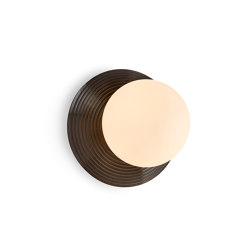 Orbit | Wall Light - Ridged Bronze | Wandleuchten | J. Adams & Co