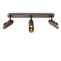 Spot Pro | Triple Ceiling Light - Bronze | Deckenleuchten | J. Adams & Co