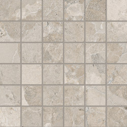 Matera Stone Mosaico 5X5 Greige | Ceramic mosaics | EMILGROUP