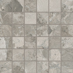 Matera Stone Mosaico 5X5 Dark Grey | Ceramic mosaics | EMILGROUP