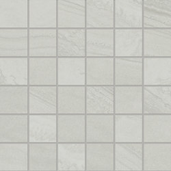 Varana Stone Mosaico 5x5 Cross Cut Light Grey | Mosaïques céramique | EMILGROUP