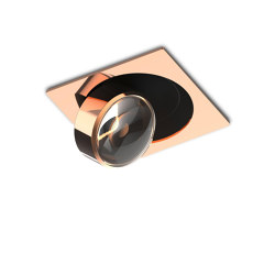 c.Flap recessed Q GG 50° soft beam | Pure Gold/Pure Gold | Lámparas empotrables de techo | CHRISTOPH