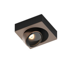 c.Flap spot Q BroB 75° soft beam | Brushed Bronze/Stealth Black | Lampade plafoniere | CHRISTOPH