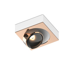 c.Flap spot Q GW 75° soft beam | Pure Gold/Satin White | Ceiling lights | CHRISTOPH