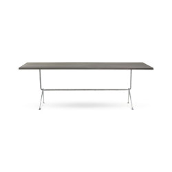 Officina | Table - Galvanized x Dark Grey | Tavoli pranzo | Magis