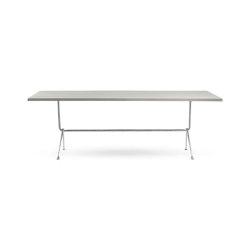 Officina | Table - Galvanized x Light Grey | Dining tables | Magis