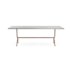 Officina | Table - Painted Brown x Light Grey | Dining tables | Magis