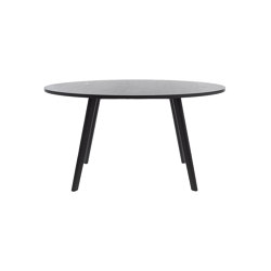 Pilo | Table - Black Ash x Black MDF | Mesas comedor | Magis